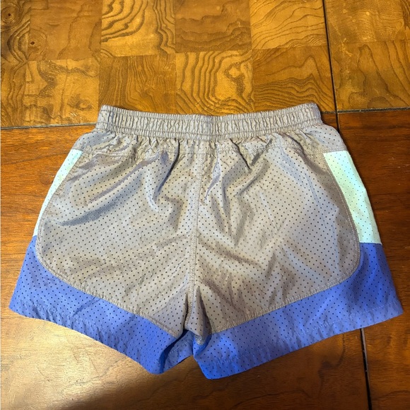 Adidas Gray and Blue Athletic Shorts - Picture 2 of 3